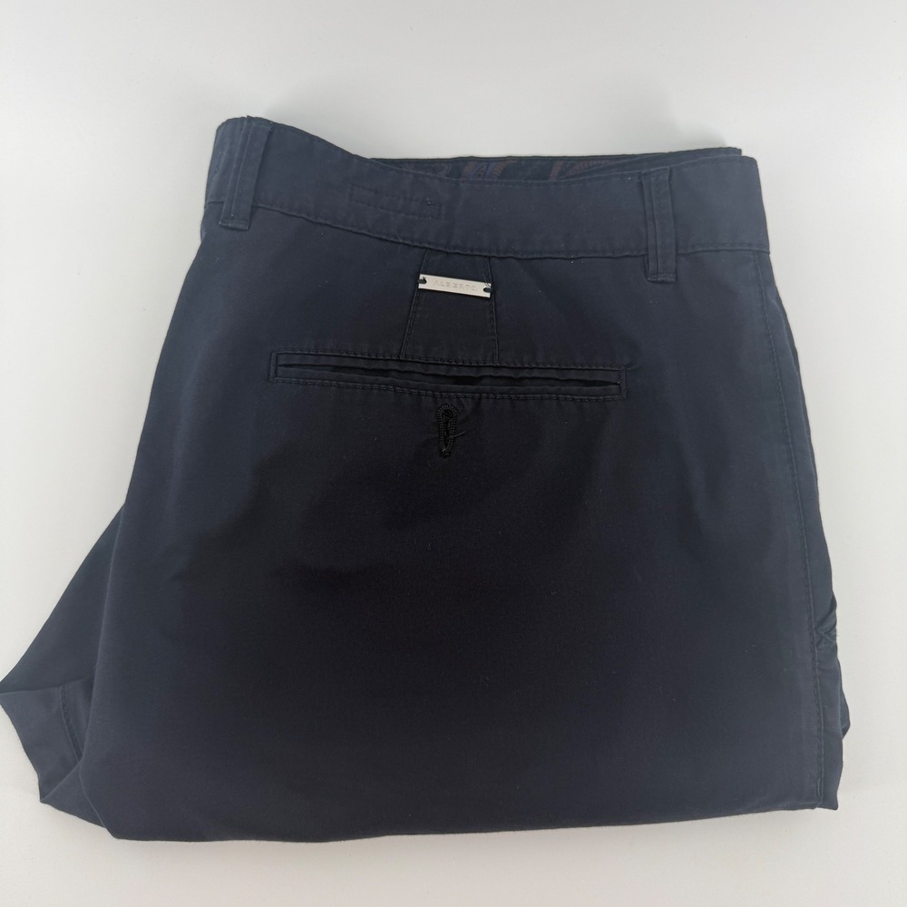 Alberto Premium Business Lou PB Ceramica Gabardine Pants Navy Blue 40x34 Regular